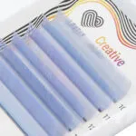 Extensiones de pestañas de color