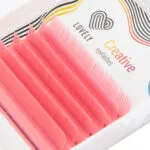 Extensiones de pestañas de colores