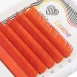 Extensiones de pestañas de colores